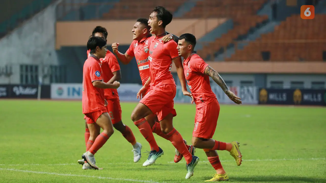 Foto: Dramatis, Gol Injury Time Borneo FC Gagalkan Kemenangan Bhayangkara FC di Pekan ke-10 BRI Liga 1 2022 / 2023
