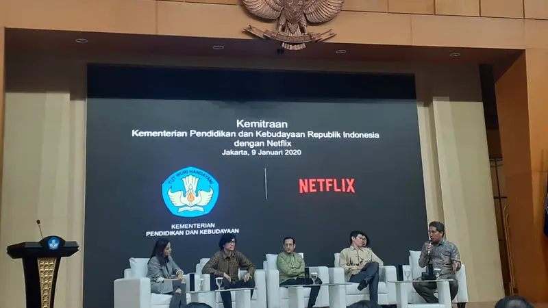 Kemendikbud bekerjasama dengan layanan media streaming digital Netflix.