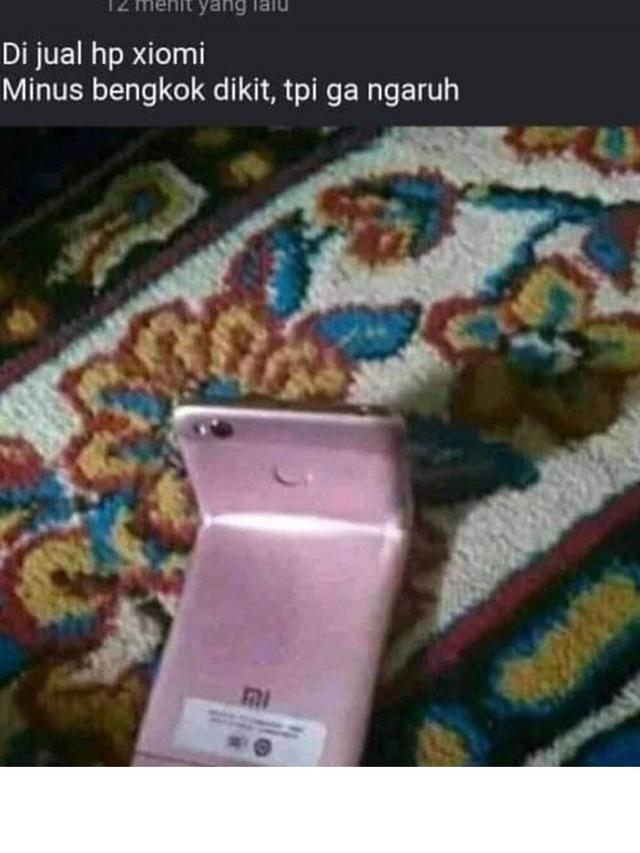 6 Status Facebook Jual HP Kondisi Rusak Parah Ini Bikin Geregetan