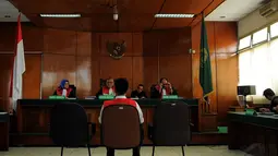 Salah satu persidangan di Pengadilan Negeri Jakarta Pusat. (Liputan6.com/Faisal R Syam)