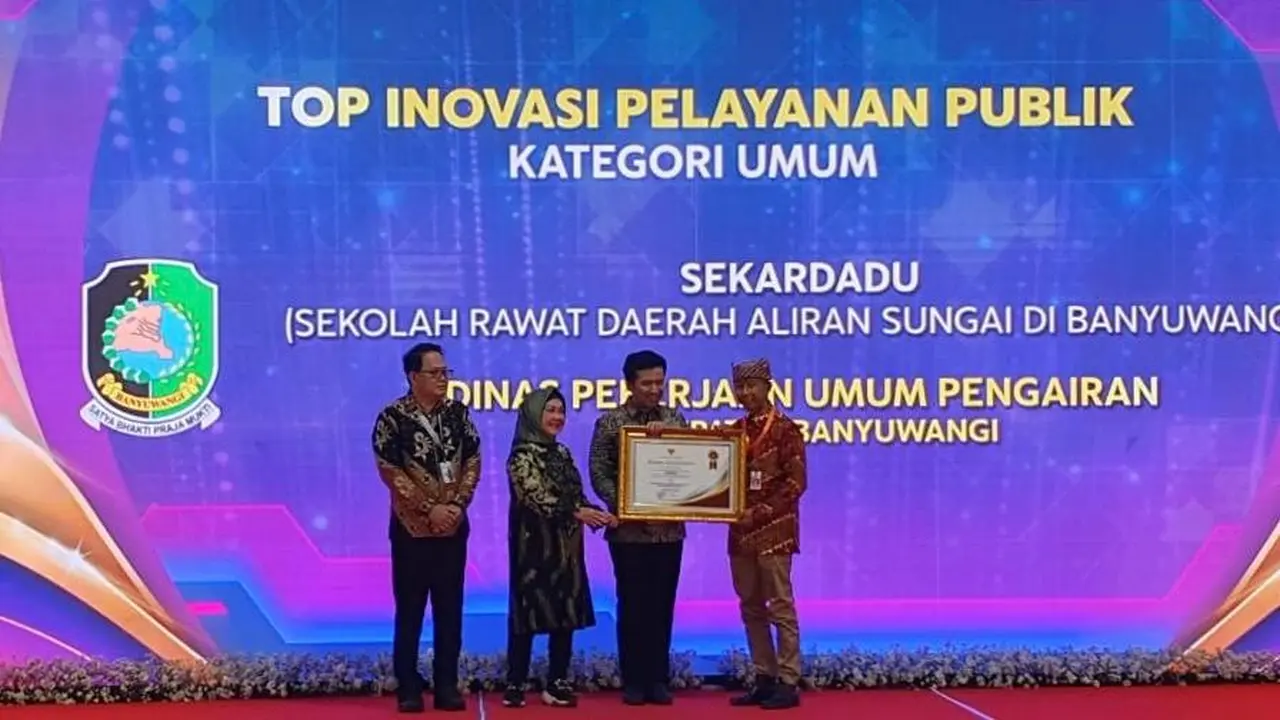 Banyuwangi Raih Penghargaan sebagai Kabupaten Sangat Cettar dan Top 30 Inovasi Terpuji Kovablik