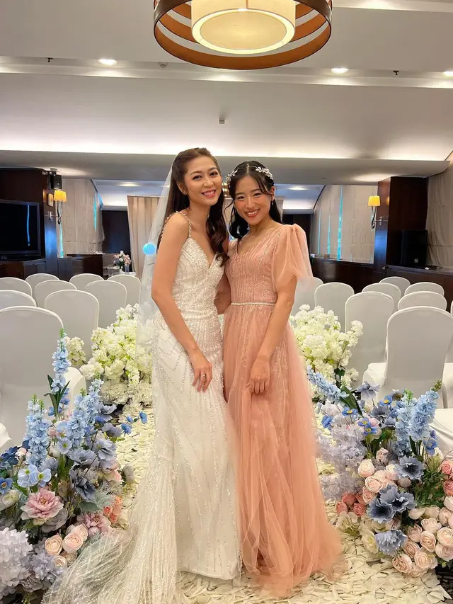 7 Potret Eks Member JKT48 di Resepsi Pernikahan Jessica Veranda, Jadi Bridesmaid