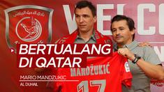 Berita video perkenalan Mario Mandzukic sebagai pemain baru klub Qatar, Al Duhail.