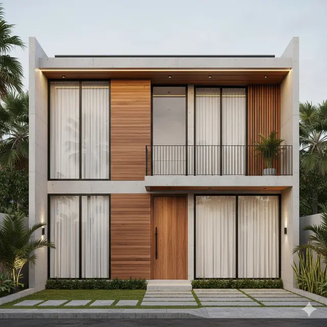 Gambar Rumah Minimalis Cor Dak