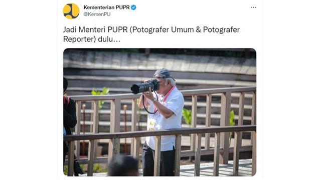 6 Gaya Menteri PUPR Basuki Hadimuljono Jadi Fotografer Dadakan di KTT G20, Curi Perhatian