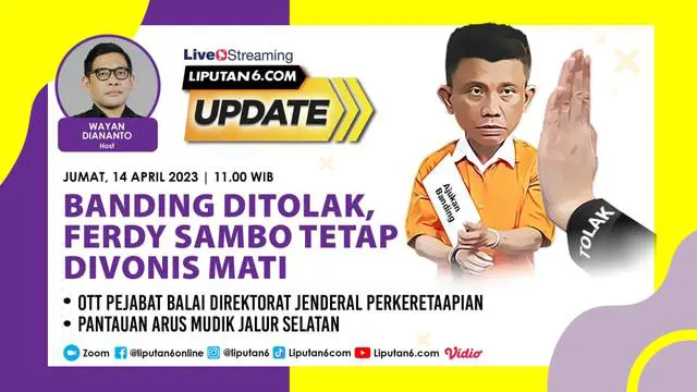 Pengadilan Tinggi DKI Jakarta telah membacakan putusan terhadap upaya banding vonis hukuman mati terhadap Eks Kadiv Propam Polri Ferdy Sambo. Hasilnya, Pengadilan Tinggi DKI Jakarta menguatkan putusan dari Pengadilan Negeri Jakarta Selatan yang menja...