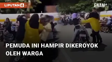 Beredar video viral terkait seorang pemuda yang hampir dikeroyok. Hal ini diduga karena pemuda tersebut bertengkar dengan pasangannya di tempat umum