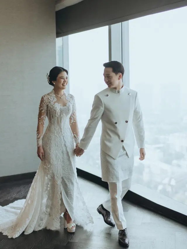 6 Potret Detail Pernikahan Kevin Sanjaya dan Valencia Tanoesoedibjo di Jakarta