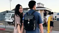 Gaya Kasual Kaesang Pangarep Temani Erina Gudono Ikut Orientasi Program S2 di Amerika Serikat. foto: Insta Story @erinagudono