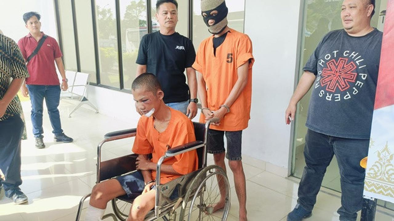 Tersangka jambret tewaskan korban di Pekanbaru.