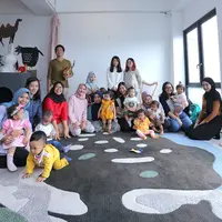 Di Birth Club Januari 2018, anak-anak yang lahir di bulan Januari 2018 beserta orangtuanya berkumpul. (Fotografer: Deki Prayoga)