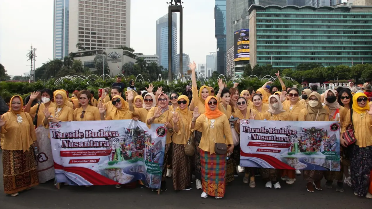 Srikandi Hanura Ikut Parade Budaya Nusantara, Pecahkan Rekor MURI