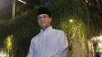 Bakal calon presiden (bacapres) Anies Baswedan bersiap mendaftar Pilpres 2024 di KPU. (Winda Nelfira).