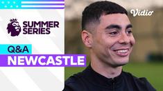 Berita video games QnA bersama para bintang Newcastle United, salah satunya Miguel Almiron