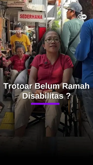 Trotoar untuk Semua? Penyandang Disabilitas Masih Hadapi Banyak Kendala