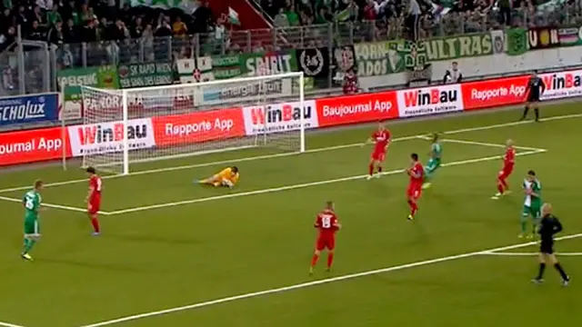 FC Thoune vs SK Rapid Vienne 1-0