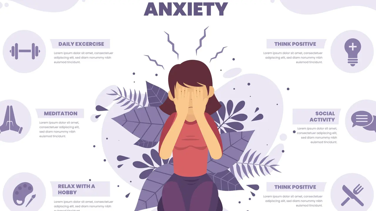 Ilustrasi anxiety, cemas, khawatir, rasa takut