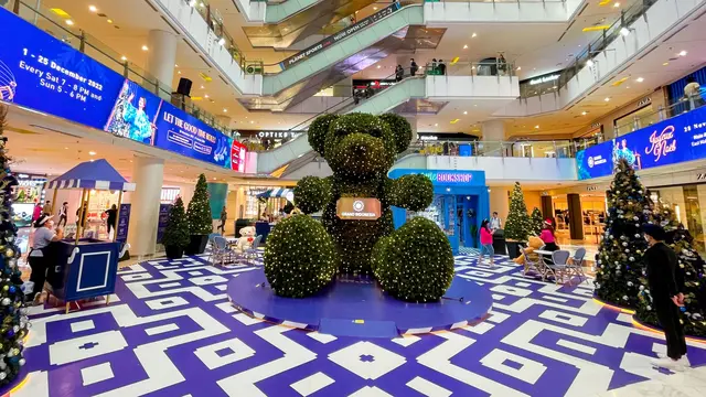 Teddy Bear raksasa setinggi hampir 6 meter di Grand Indonesia, Jakarta. (Foto: Dok. Tim Grand Indonesia)