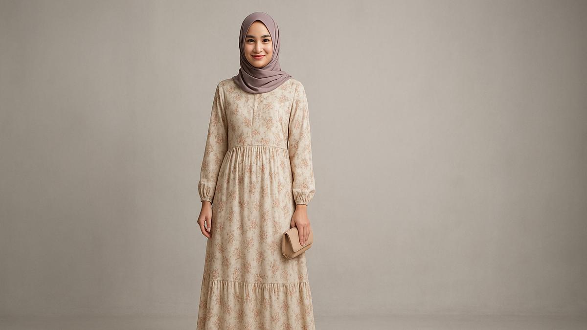 7 Model Gamis Simple untuk Kondangan, Tetap Elegan Tanpa Berlebihan