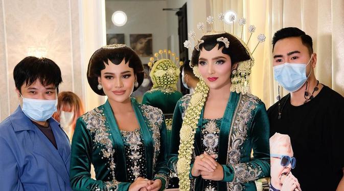 Aurel Ashanty Manglingi Dalam Riasan Pengantin Jawa Berkebaya Hijau Beauty Fimela Com