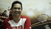 Hariyanto Arbi menganggap Hendrawan sebagai rival terberatnya ketika masih berada di PB Djarum Kudus. (bola.com/Reza Bachtiar)