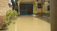 Banjir dengan tinggi muka air 20 hingga 80 sentimeter merendam 3 desa di 3 kecamatan yang masuk dalam wilayah Kabupaten Langkat, Sumatera Utara (Sumut), Sabtu (13/11/2021) (BNPB Indonesia)