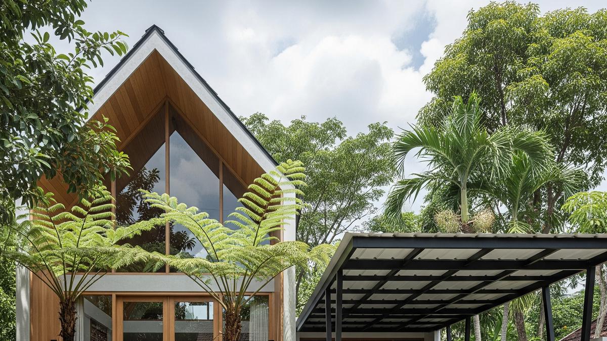 9 Model Rumah Atap Pelana Minimalis dengan Carport Baja Ringan, Makin Diminati