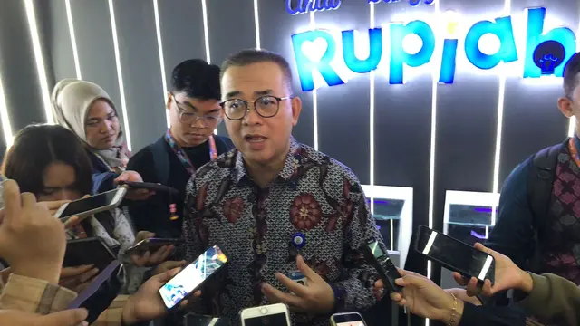 Kepala Departemen Pengelolaan Uang Bank Indonesia (BI) Marlison Hakim di acara Festival Rupiah Berdaulat Indonesia (FERBI)  Istora GBK Senayan, Jakarta, Jumat (18/8/2023). Menurutnya sejauh ini belum ditemukan pemalsuan Uang Rupiah Tahun Emisi (TE) 2022.