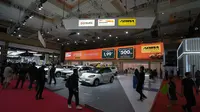 Booth Danamon di International Indonesia Motor Show (IIMS), JIEXPO Kemayoran, Jakarta pada 15-25 Februari 2024.