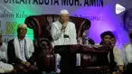 Cawpres RI Ma'ruf Amien hadiri haul mendiang ayahnya di kampung halamannya di Tangerang Banten. Ma'ruf Amin sempat mengklaim terkait dukungan dari kalangan Kyai.