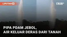 Fenomena air keluar deras dari tanah mengundang perhatian