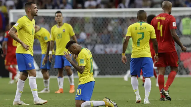 FOTO: Kalahkan Brasil, Belgia Tantang Prancis di Semifinal