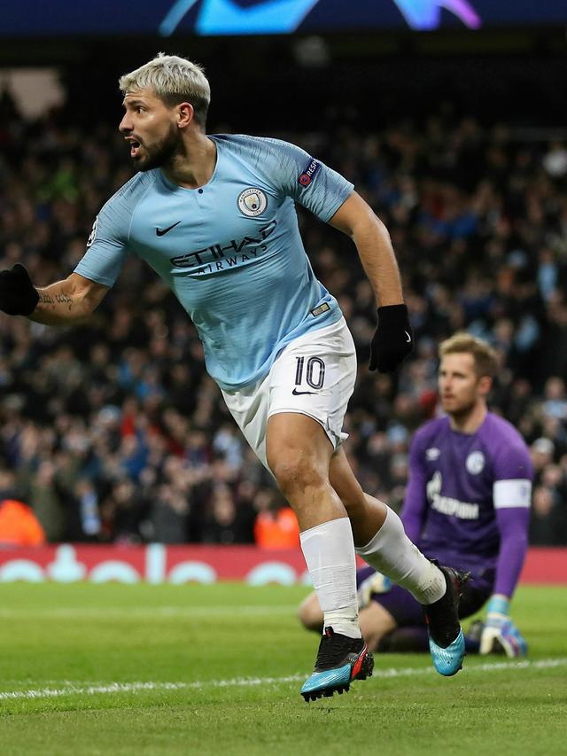 Bantai Schalke 7-0, Manchester City Melenggang ke Perempat Final