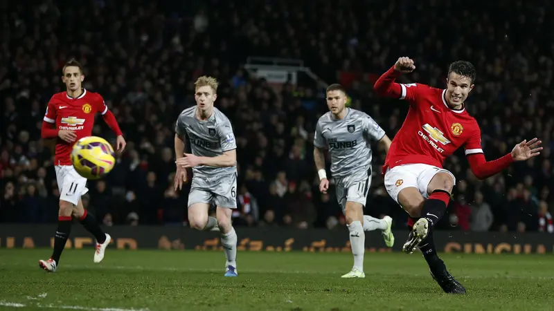 Manchester United vs Burnley Robin Van Persie