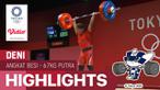 Berita video highlights Deni yang bertanding di nomor 67kg Putra cabor angkat besi Olimpiade Tokyo 2020, Minggu (25/7/21).