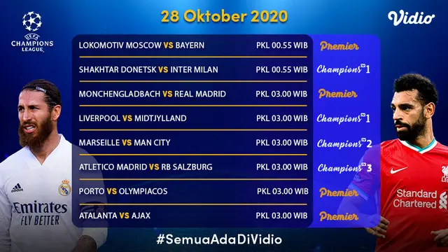 Liga Champions 2020/2021 matchday 2