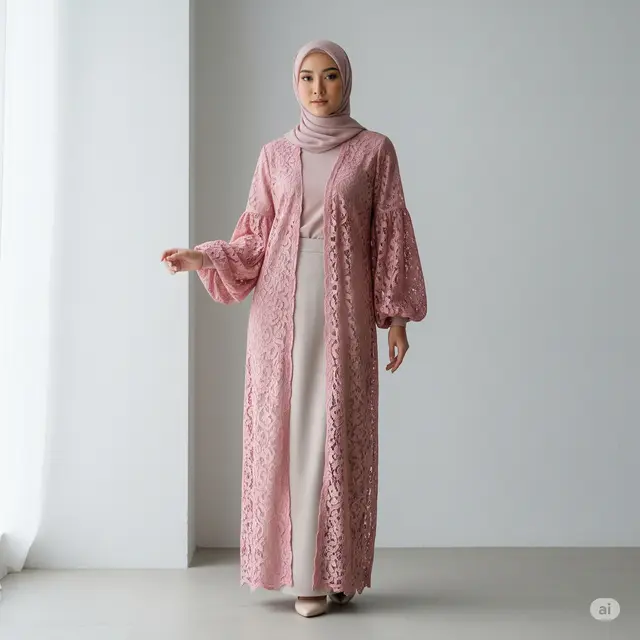 9 Inspirasi Model Cardigan Brokat Modern: Tampil Mewah dan Stylish