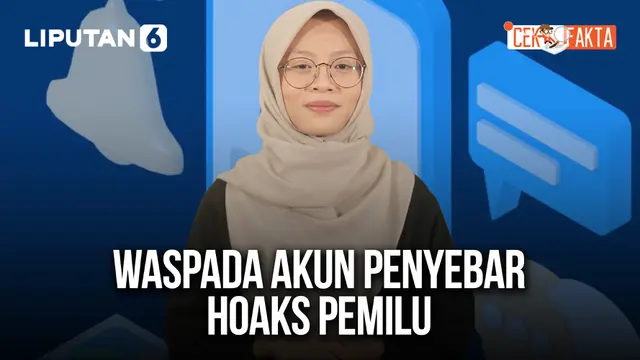 Thumbnail cek fakta akun penyebar hoaks pemilu