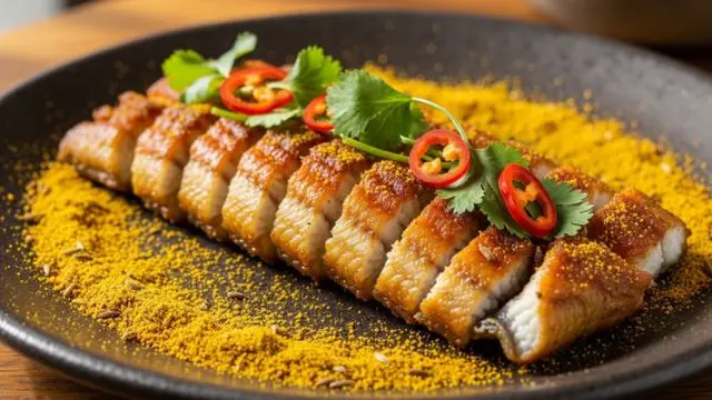 Belut Goreng Bumbu Kuning