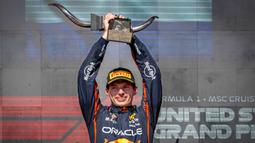 Hasil ini juga melengkapi dominasi Max Verstappen di F1 GP Amerika Serikat 2025. Sebelumnya, Max Verstappen memenangi sprint race, serta menjadi yang tercepat di sesi kualifikasi. (Jim WATSON/AFP)