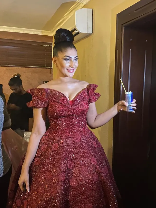 Potret Pushpika De Silva Mrs Sri Lanka World 2021