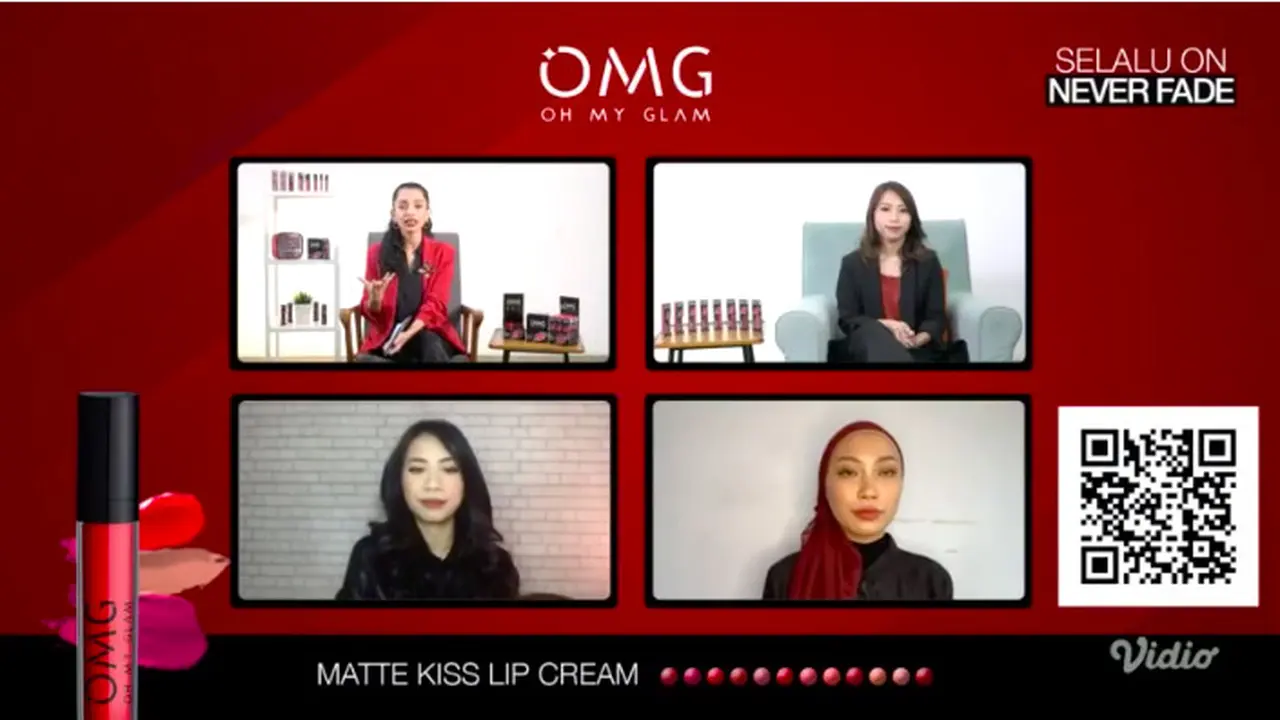 Tampil Semangat dengan OMG oh My Glam Matte Kiss Lip Cream, Cocok Buat Perempuan yang Selalu On #NEVERFADE