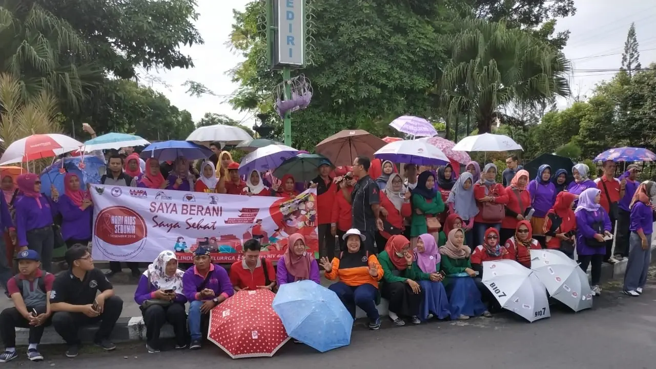 Hari AIDS sedunia di Kediri