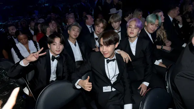 BTS di Karpet Merah Grammy