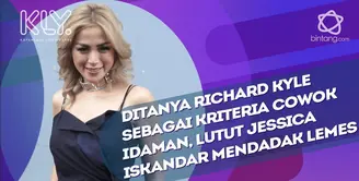 Reaksi Jessica Iskandar saat ditanya Richard Kyle sebagai kriteria cowok idaman.