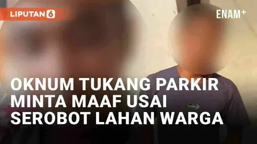 VIDEO: Oknum Tukang Parkir Liar di Bekasi Minta Maaf Usai Serobot Lahan Warga