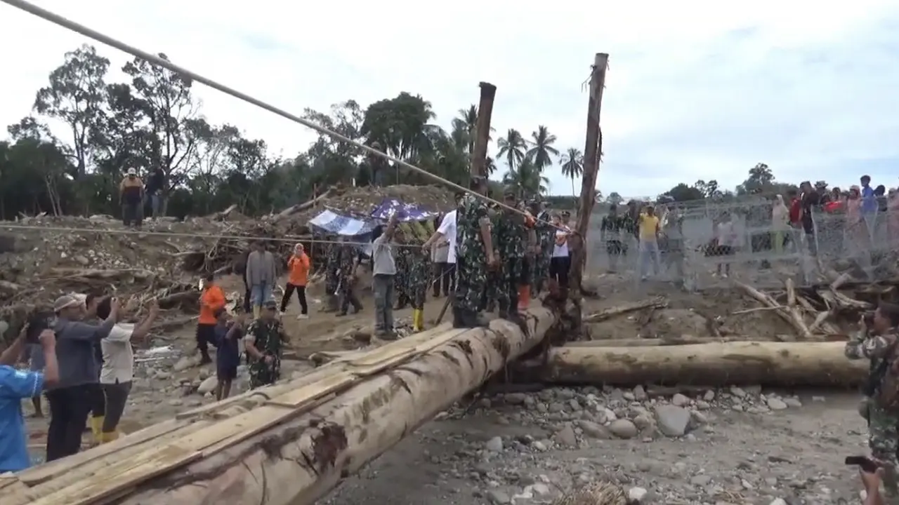 Kondisi Desa Aek Garoga Tapanuli Selatan. (Istimewa)