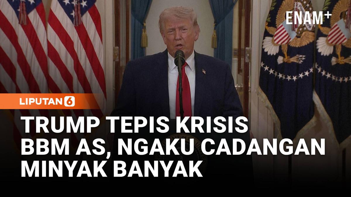 Presiden Donald Trump Tepis Isu Krisis Energi AS, Sebut Cadangan Minyak Berlimpah