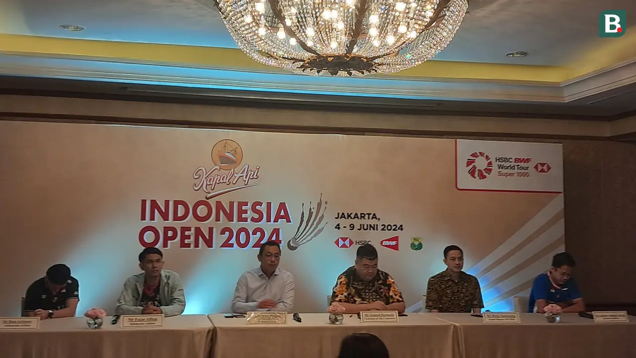 Konferensi Pers Indonesia Open 2024