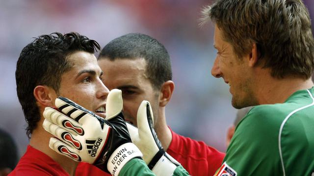Cristiano Ronaldo, Edwin van der Sar